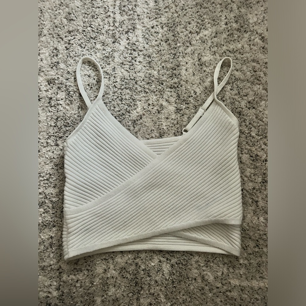 Aerie Wrap Front Tank Top